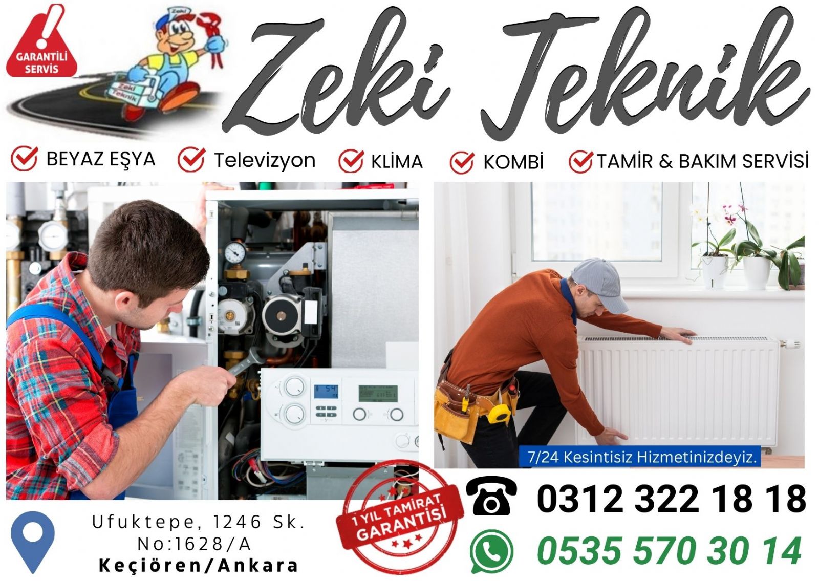 Ufuktepe Kombi Bakımı